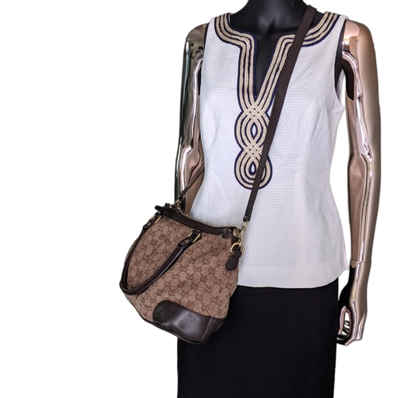 GUCCI GG MONOGRAM HAND CROSSBODY BAG - Picture 3 of 15